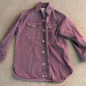 Zara Trench Jean Jacket